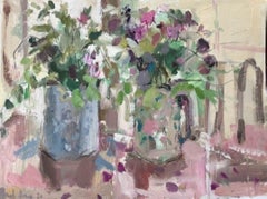 Still life with wild flowers, original floral painting, abstract painting