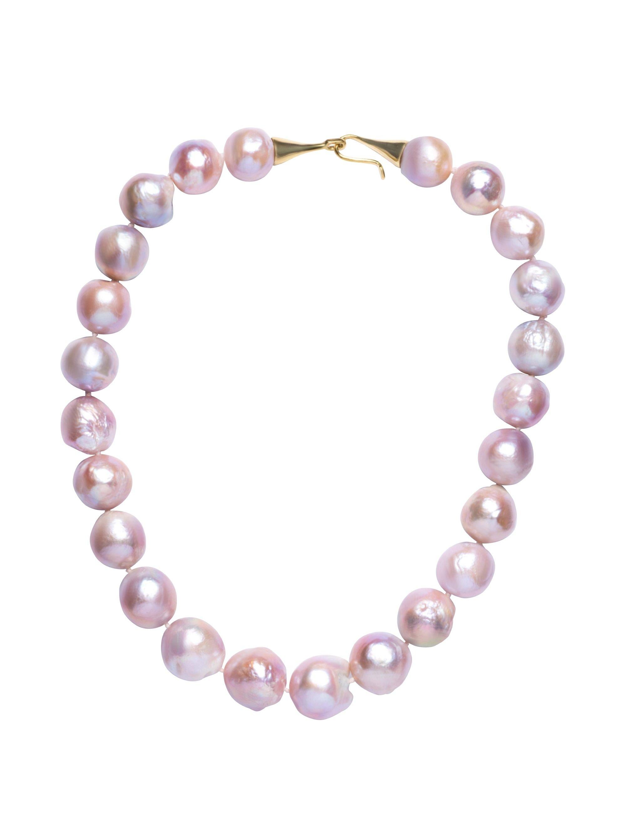 pink baroque pearls