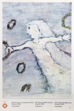 XIV Olympic Winter Games, Modern Poster by Gabrijel Stupica