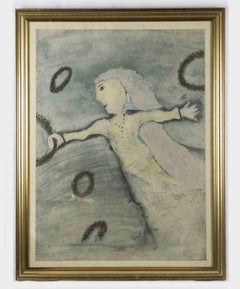 The Bride - Etching by Gabrijel Stupika -1980s