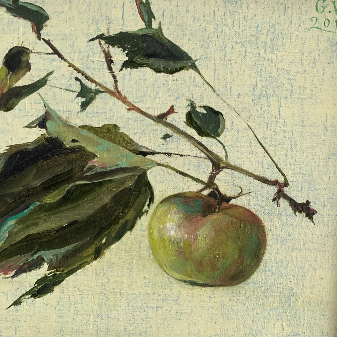 apple tree oil painting