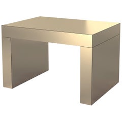 Contemporary Bench/Coffee Table Sand Bronze Gaby Aluminium by Chapel Petrassi