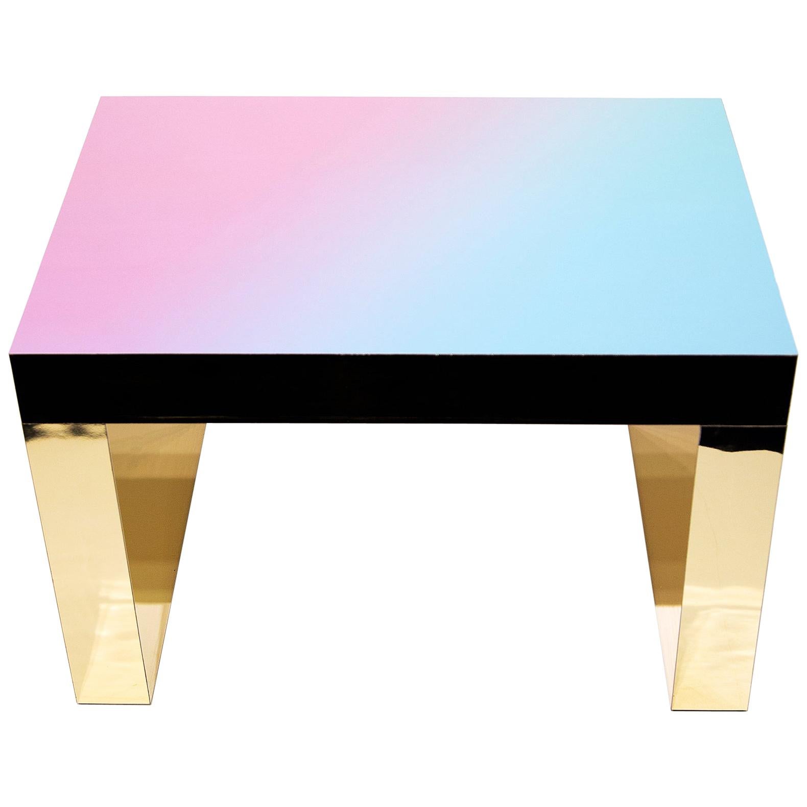 Gaby Contemporary Multicolored Coffee Table For Sale