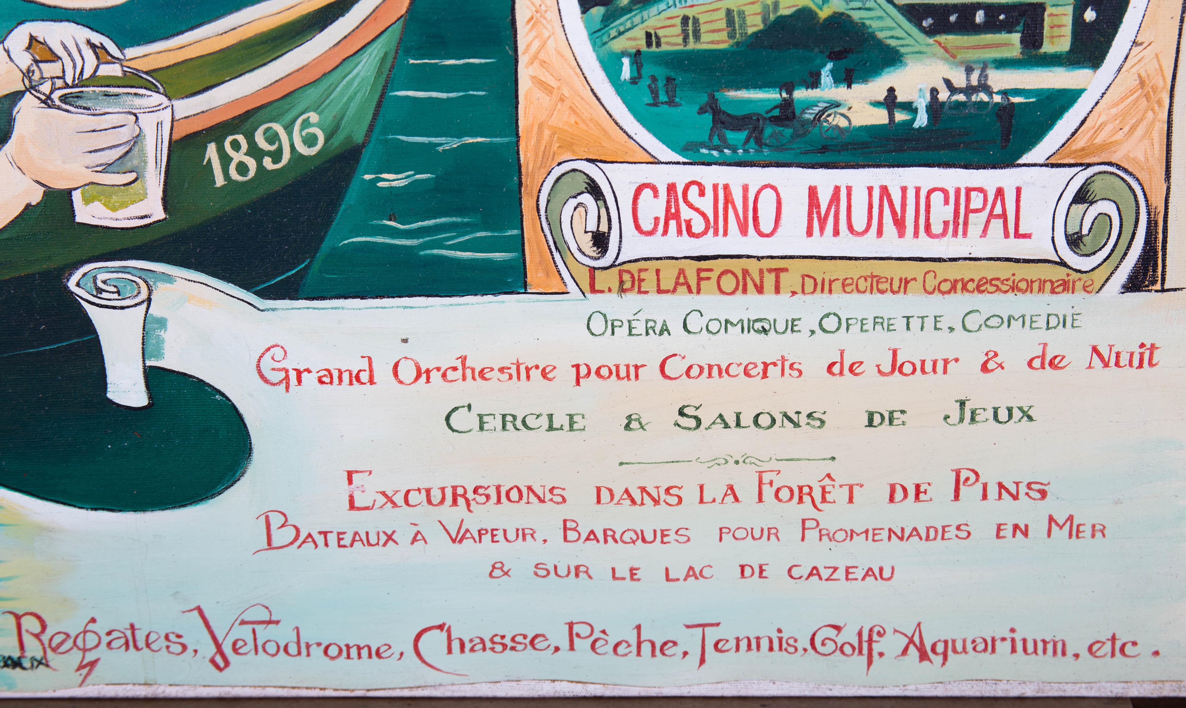 Dopo Géache - Acrilico contemporaneo, Arcachon Bains de Mer in vendita 4