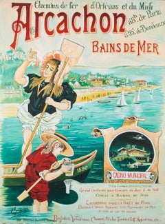 After Géache - Acrílico Contemporáneo, Arcachon Bains de Mer