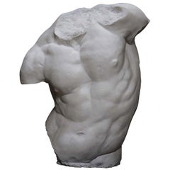 Gaddi Torso Plaster Sculpture