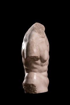 Torso in marmo bianco Gaddi