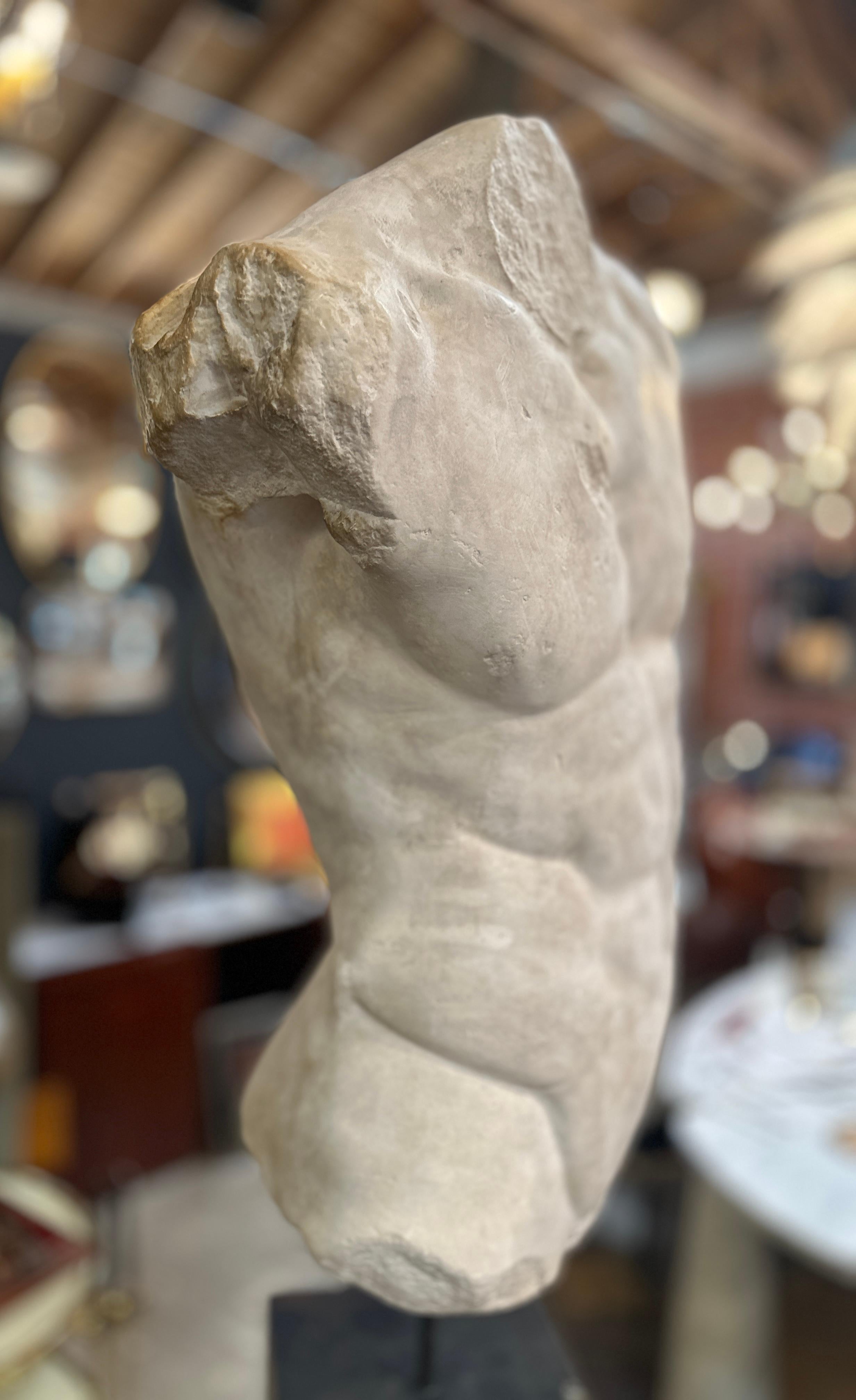 Italiano Torso di Gaddi, busto in gesso, copia in scala 1/1 in vendita