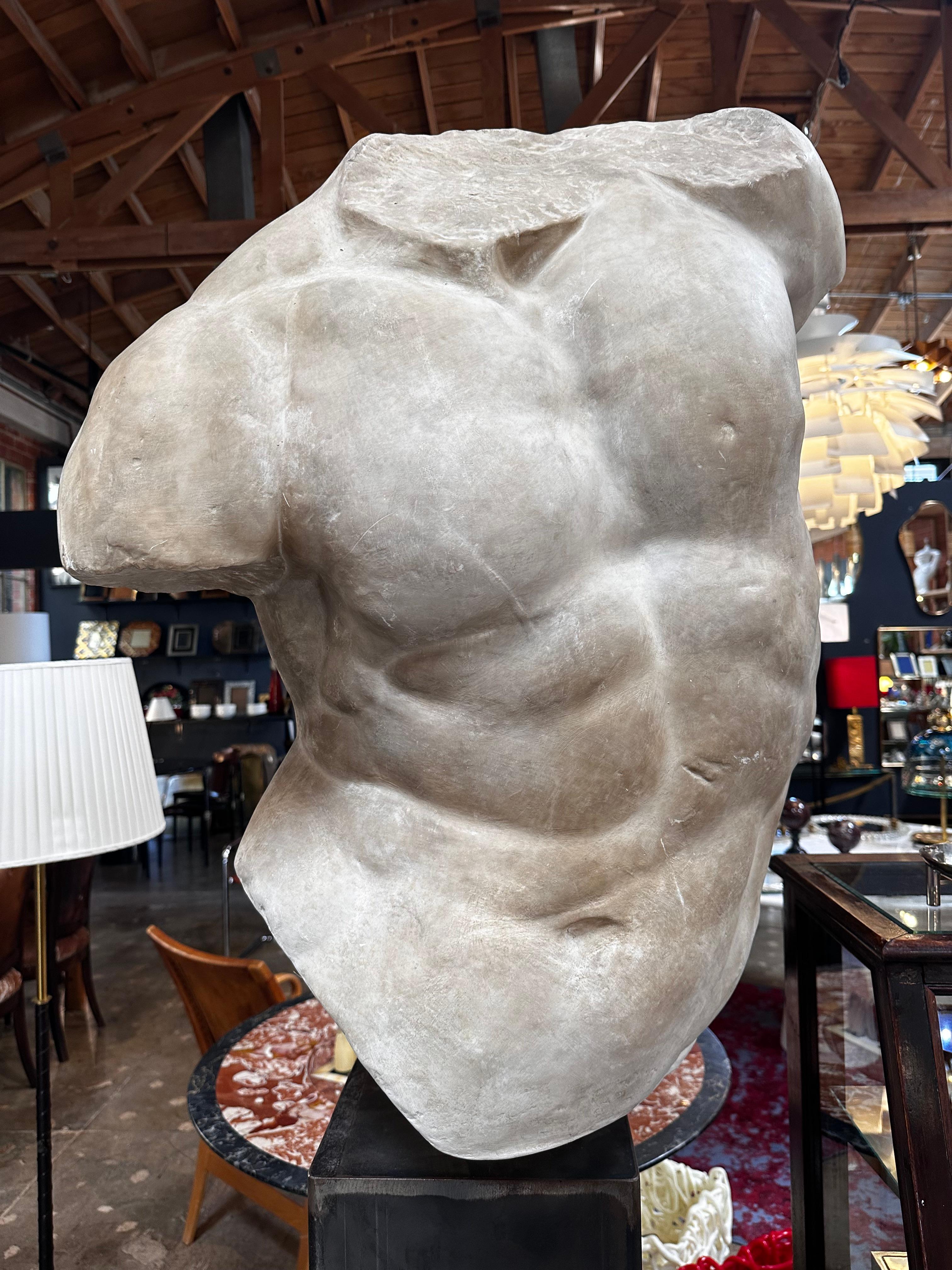 Gaddi's Torso, Plaster Bust, Copy in Scale 1/1 For Sale 2