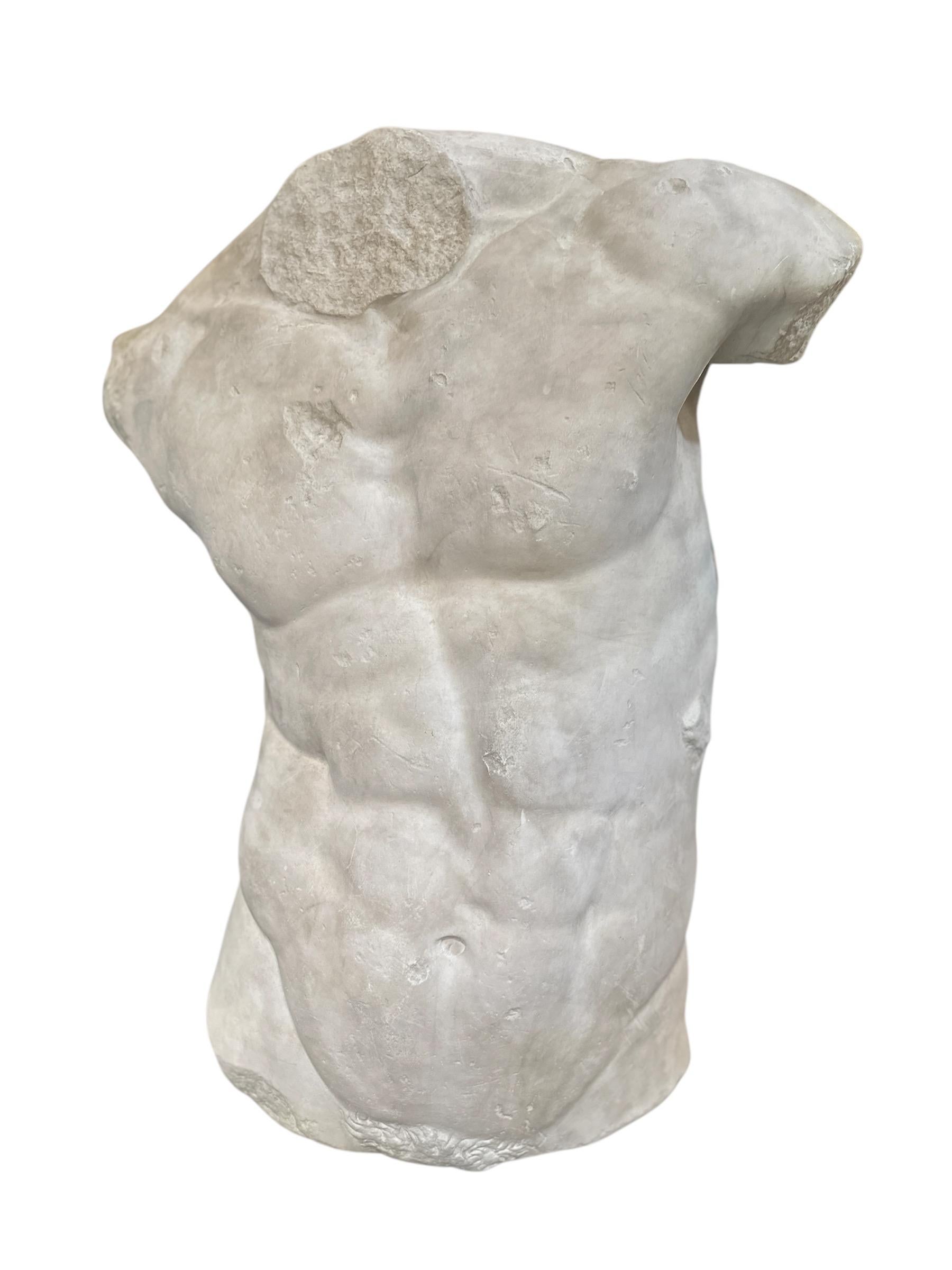 Torso di Gaddi, busto in gesso, copia in scala 1/1 in vendita 2