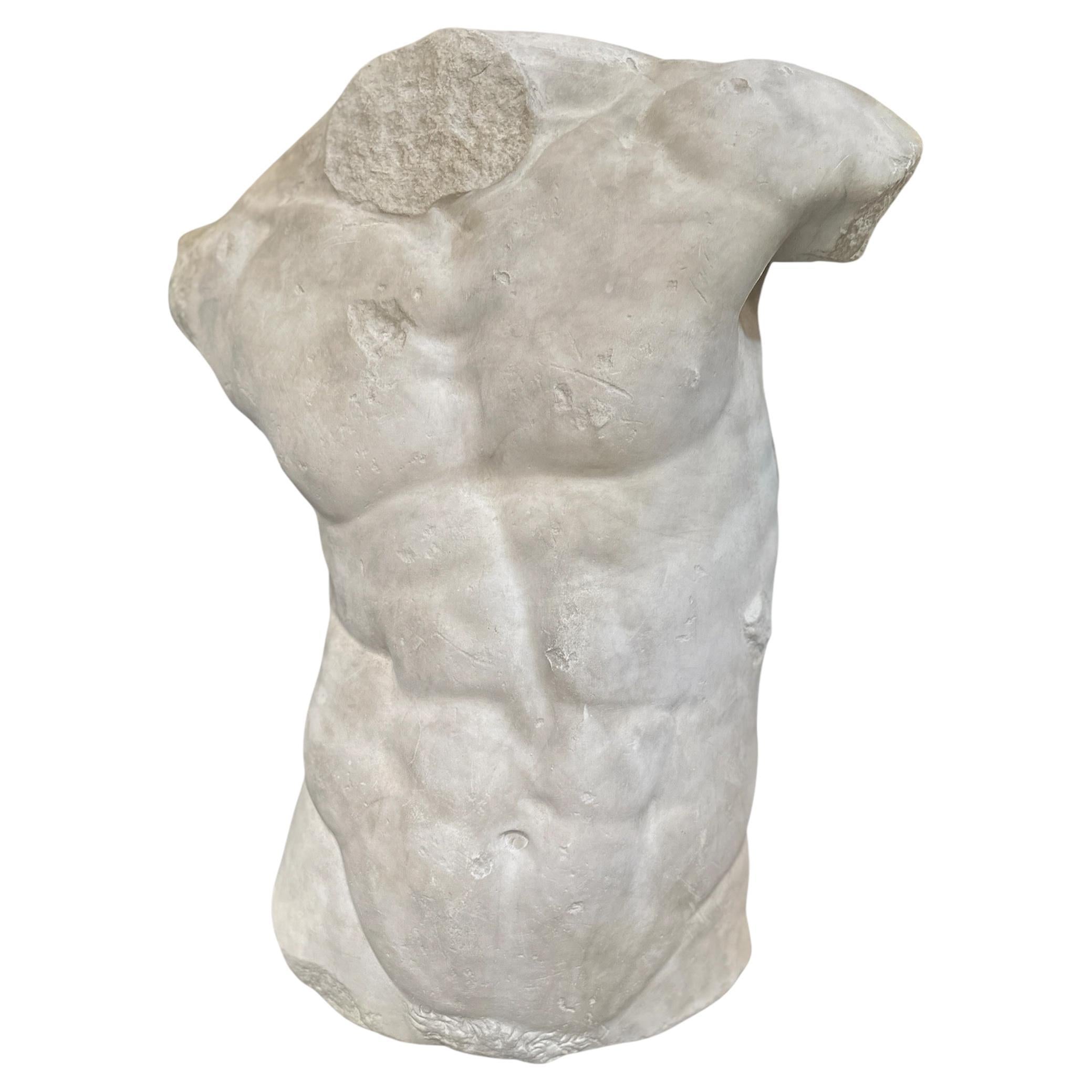 Torse de Gaddi, buste en plâtre, copie à l'échelle 1/1