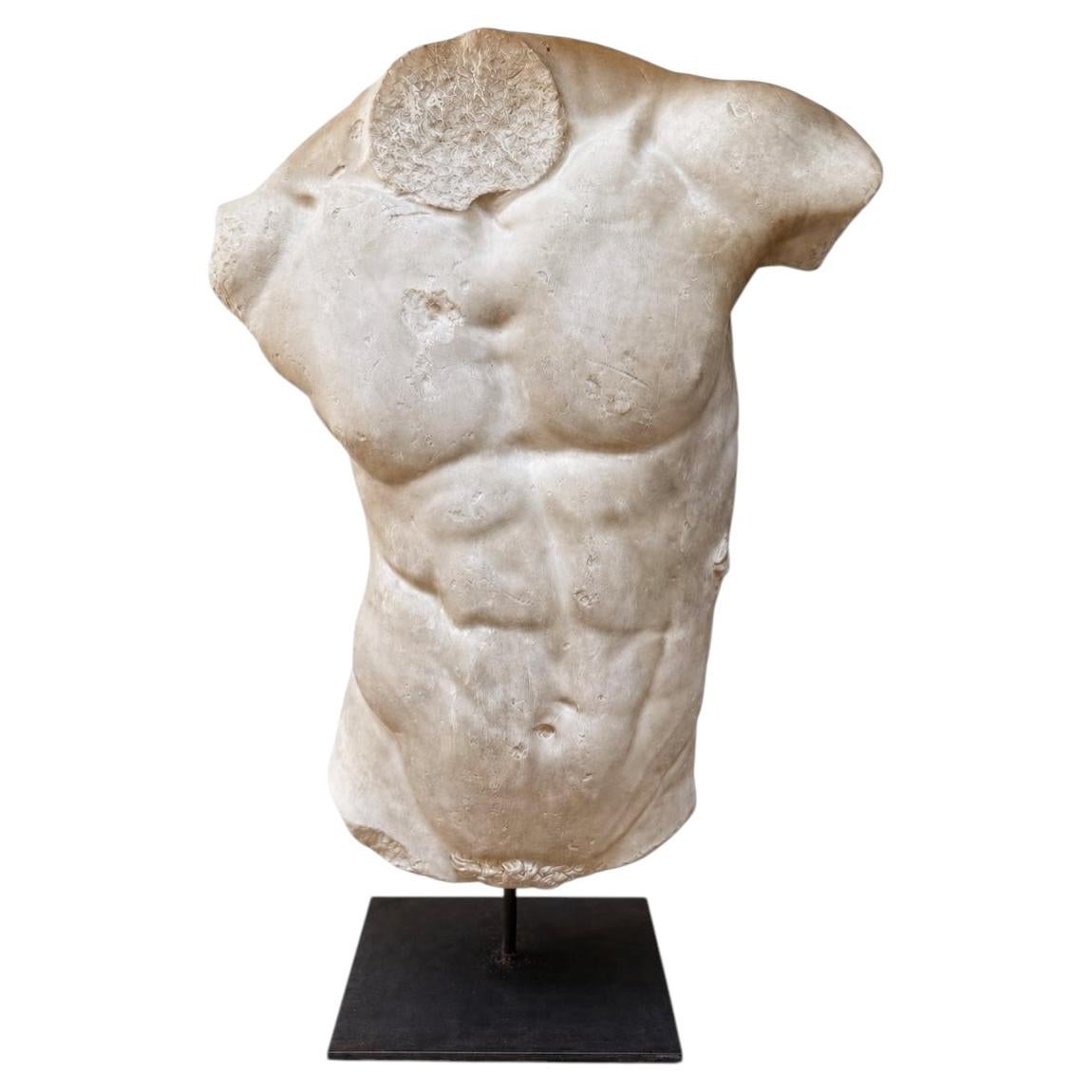 Gaddi's Torso, Plaster Bust, Copy in Scale 1/1 For Sale