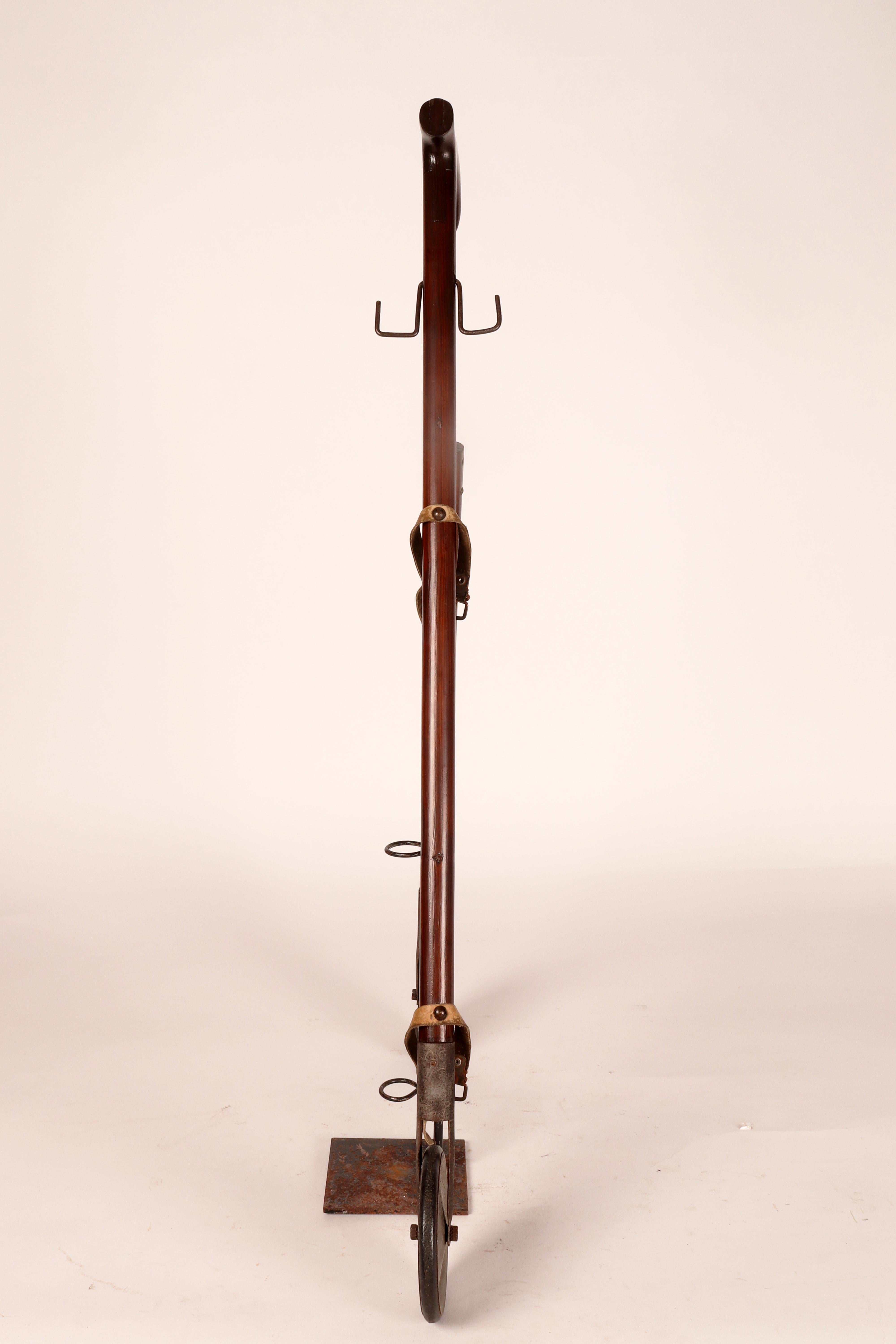 Gadget-system walking stick with bag holder function, Marktroller, Germany, 1920 For Sale 6