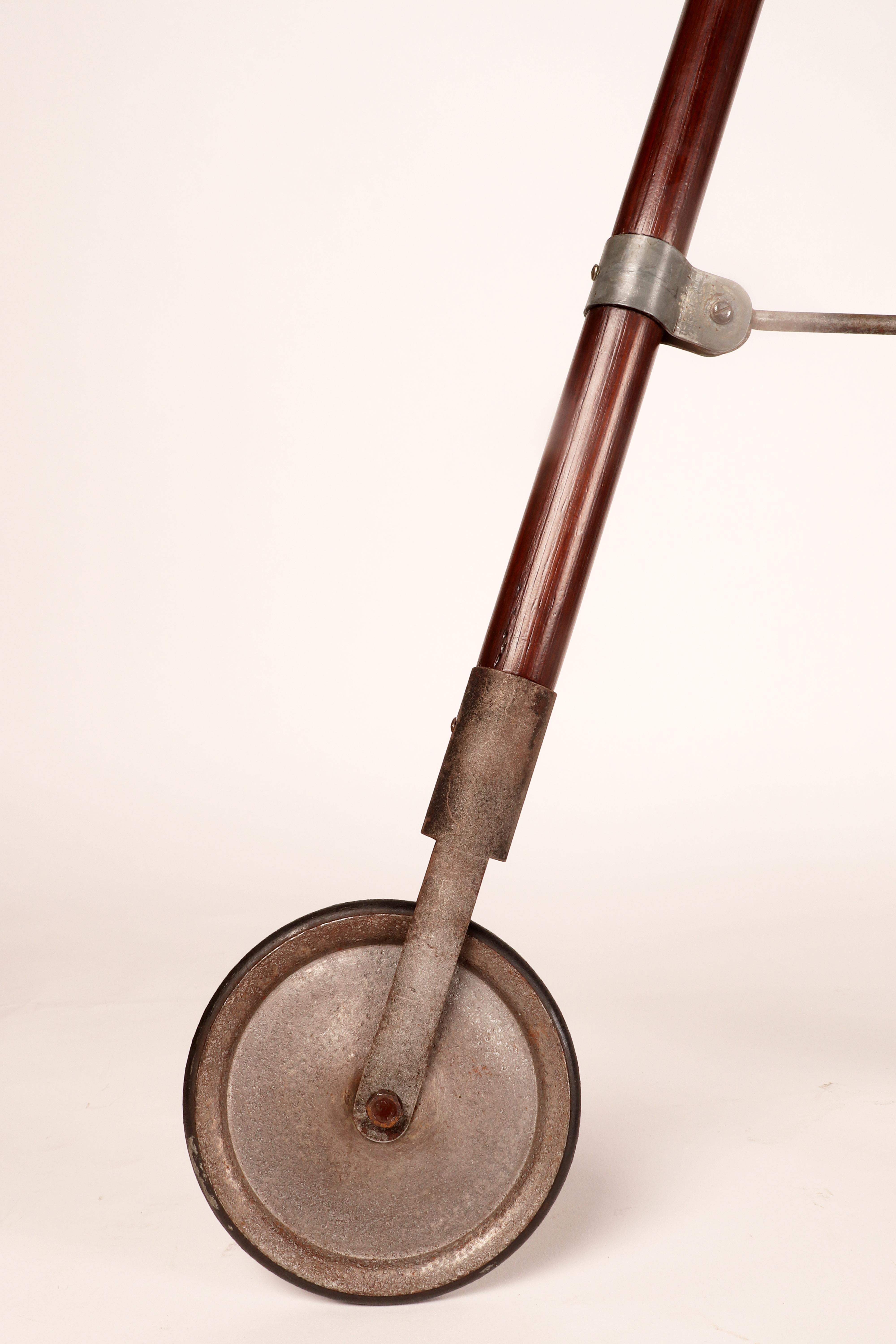 Gadget-system walking stick with bag holder function, Marktroller, Germany, 1920 For Sale 2