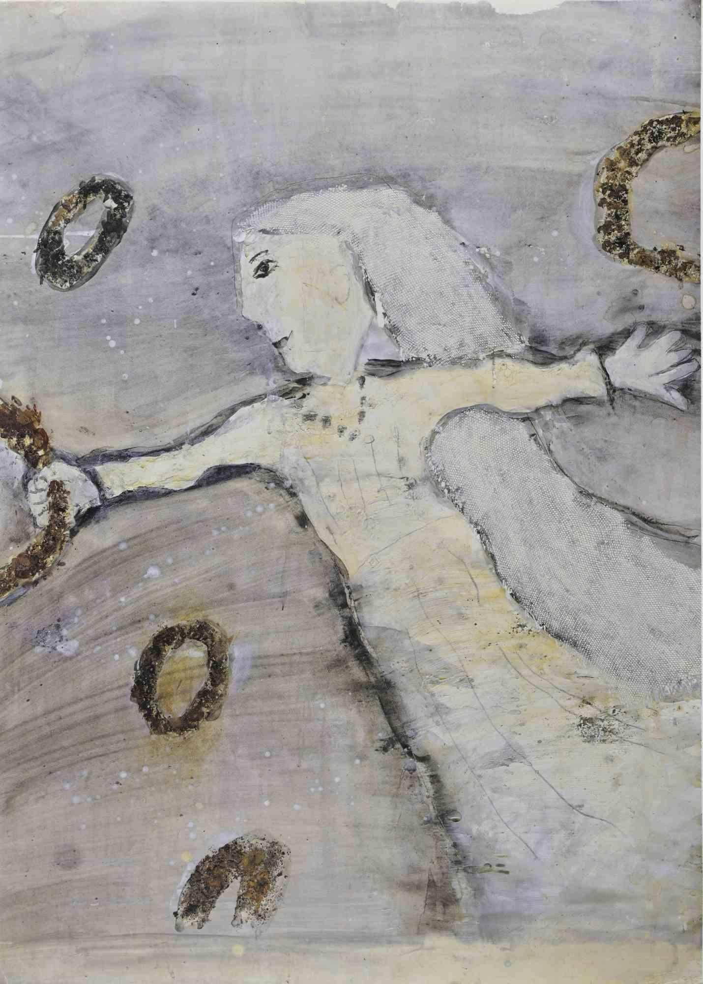 Figurative Print de Gadrjel Stupica - Olimpiadas de Sarajevo - Cartel original - 1984