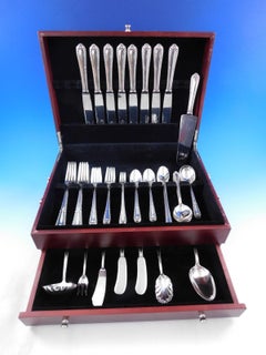 Gadroon by International Sterling Silver Flatware Set 8 Service 70 Pieces Dinner