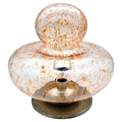 Gae Aulenti Attributed Mushroom / UFO Murano Glass Floor Lamp, Italy 1970s