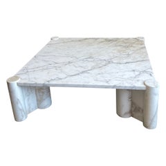 Gae Aulenti Calacatta Marble Jumbo Table for Knoll International, circa 1970
