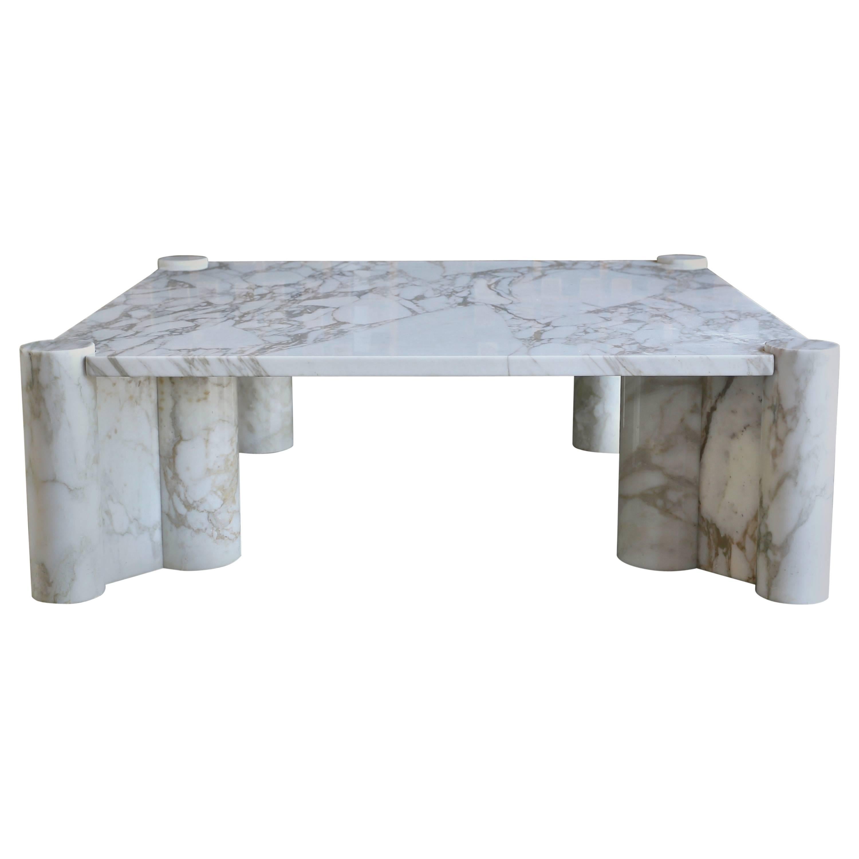 Gae Aulenti Calacatta Marble Jumbo Table