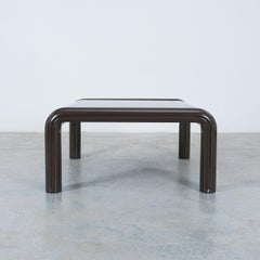 Tavolino da salotto in acciaio smaltato di Gae Aulenti per Knoll, 1980