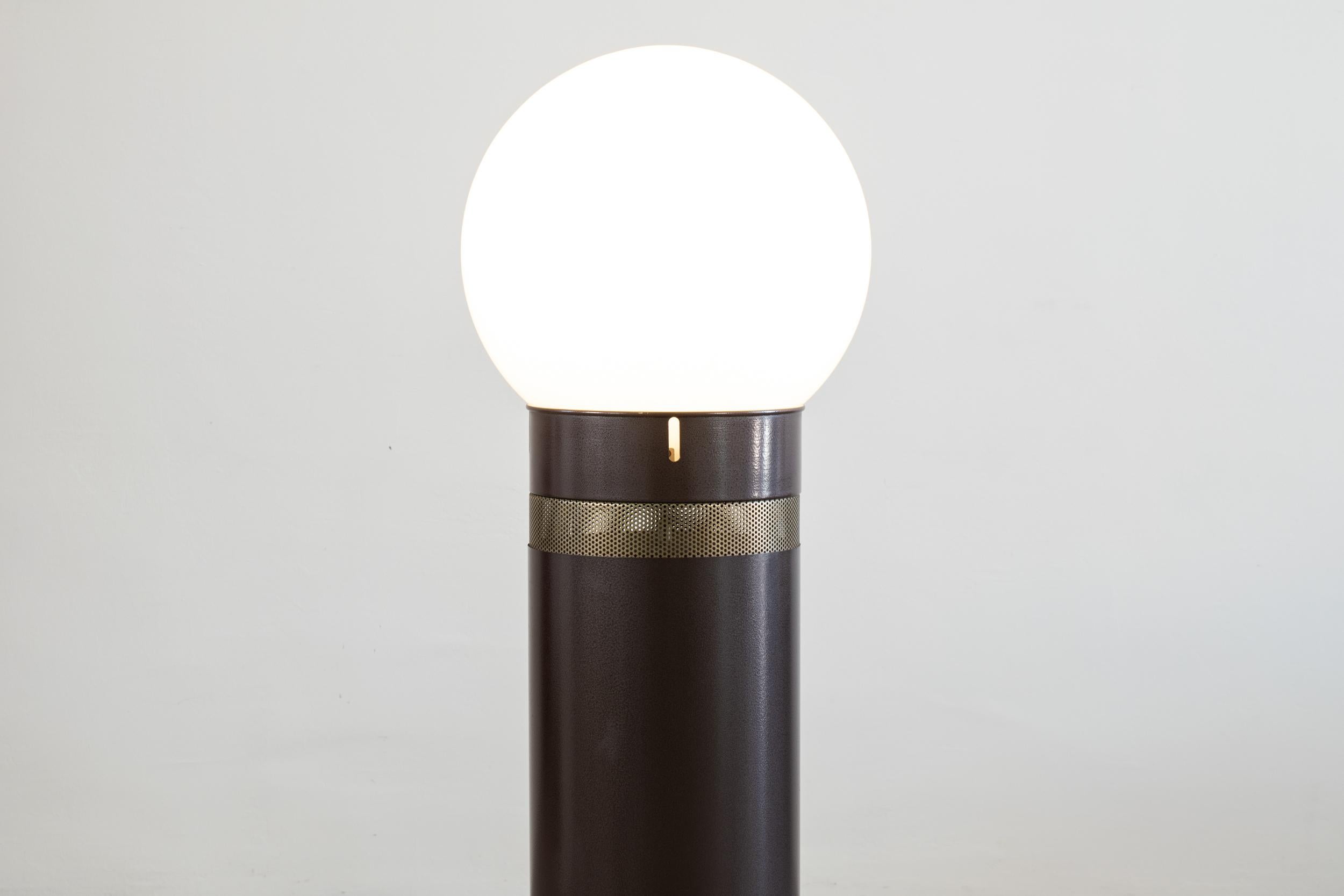 Other Gae Aulenti Oracolo Floor Lamp in Metal and Blow Glass by Artemide, 1969, Italy