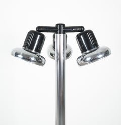 Gae Aulenti Floor Light Three Shades Stilnovo, Italy, 1971