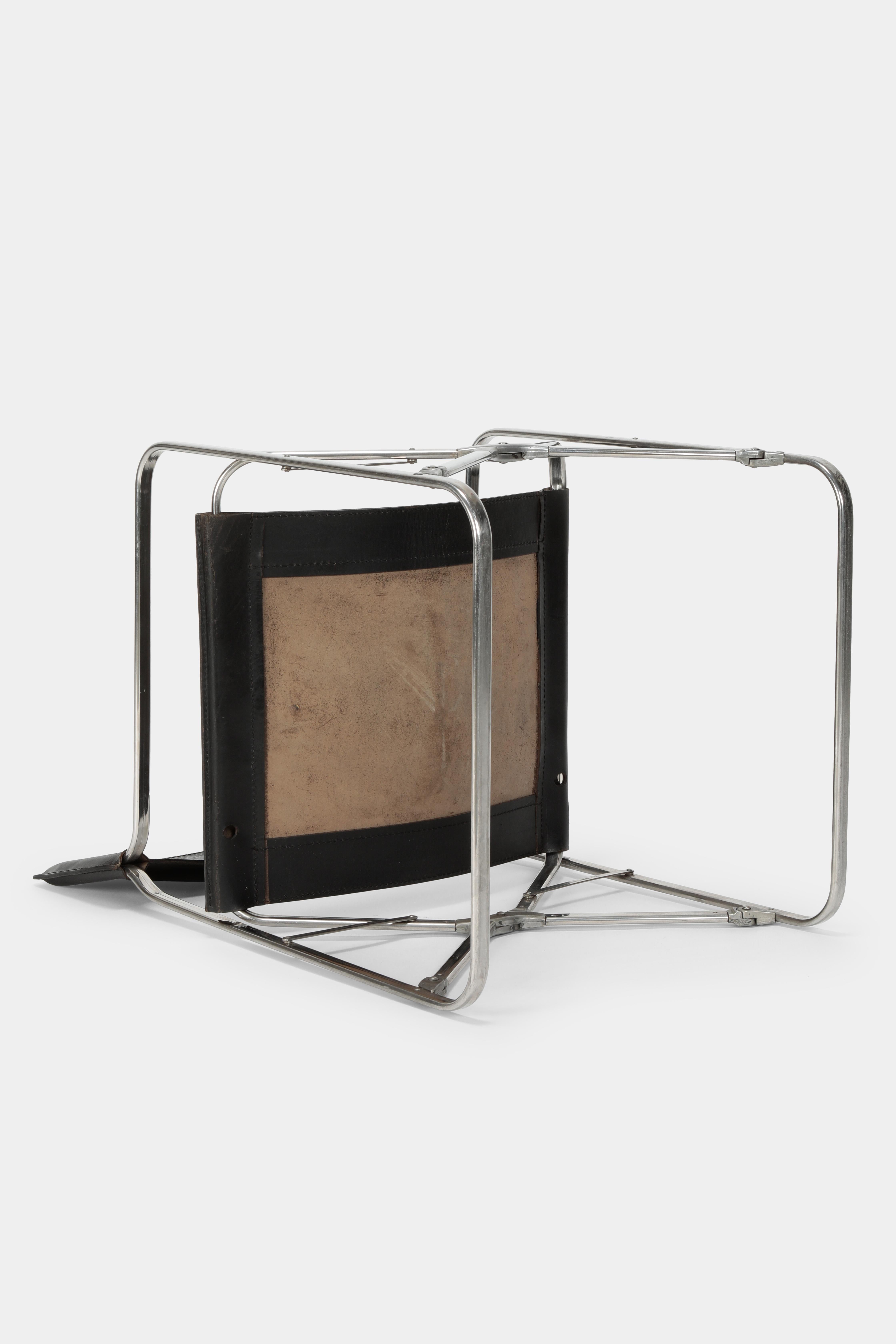 Italian Gae Aulenti Folding Chair April 2120 Zanotta, 1960s
