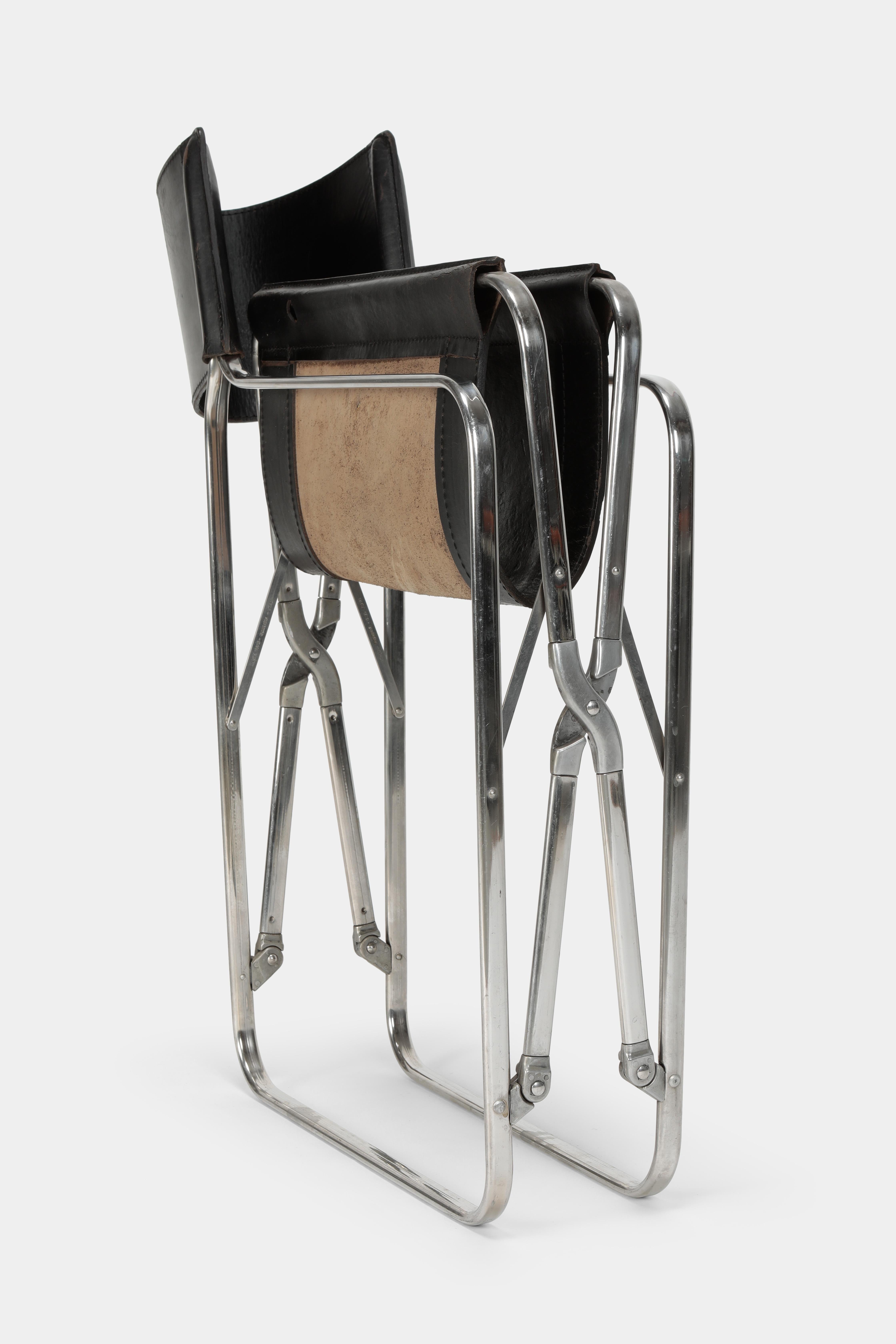 Gae Aulenti Folding Chair April 2120 Zanotta, 1960s In Good Condition In Basel, CH