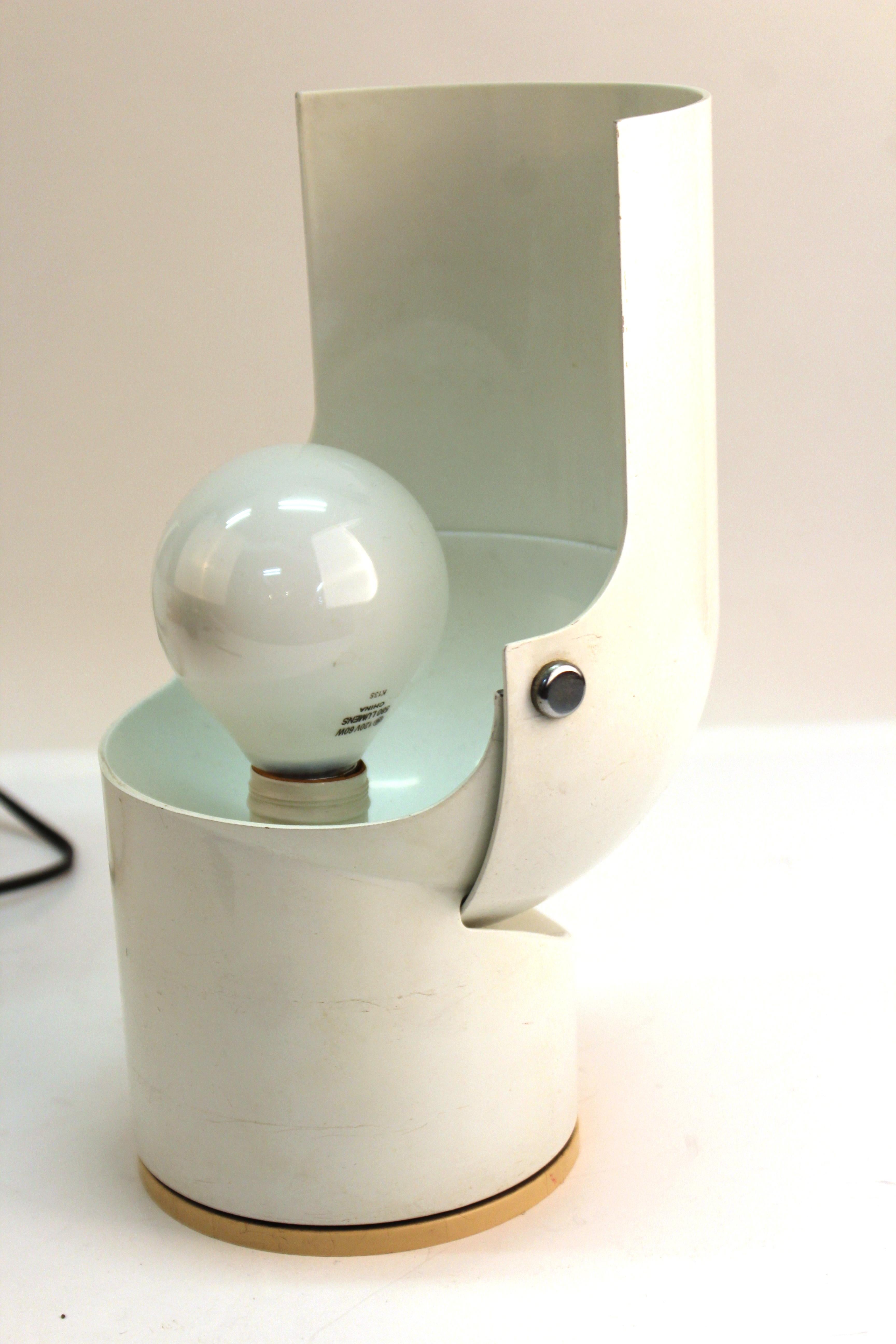 Metal Gae Aulenti For Artemide Italian Modern 'Pileino' Table Lamps