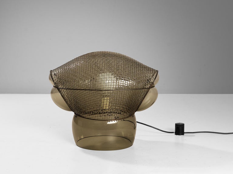 Gae Aulenti for Artemide 'Patroclo' in Steel and Hand Blown Glass  6