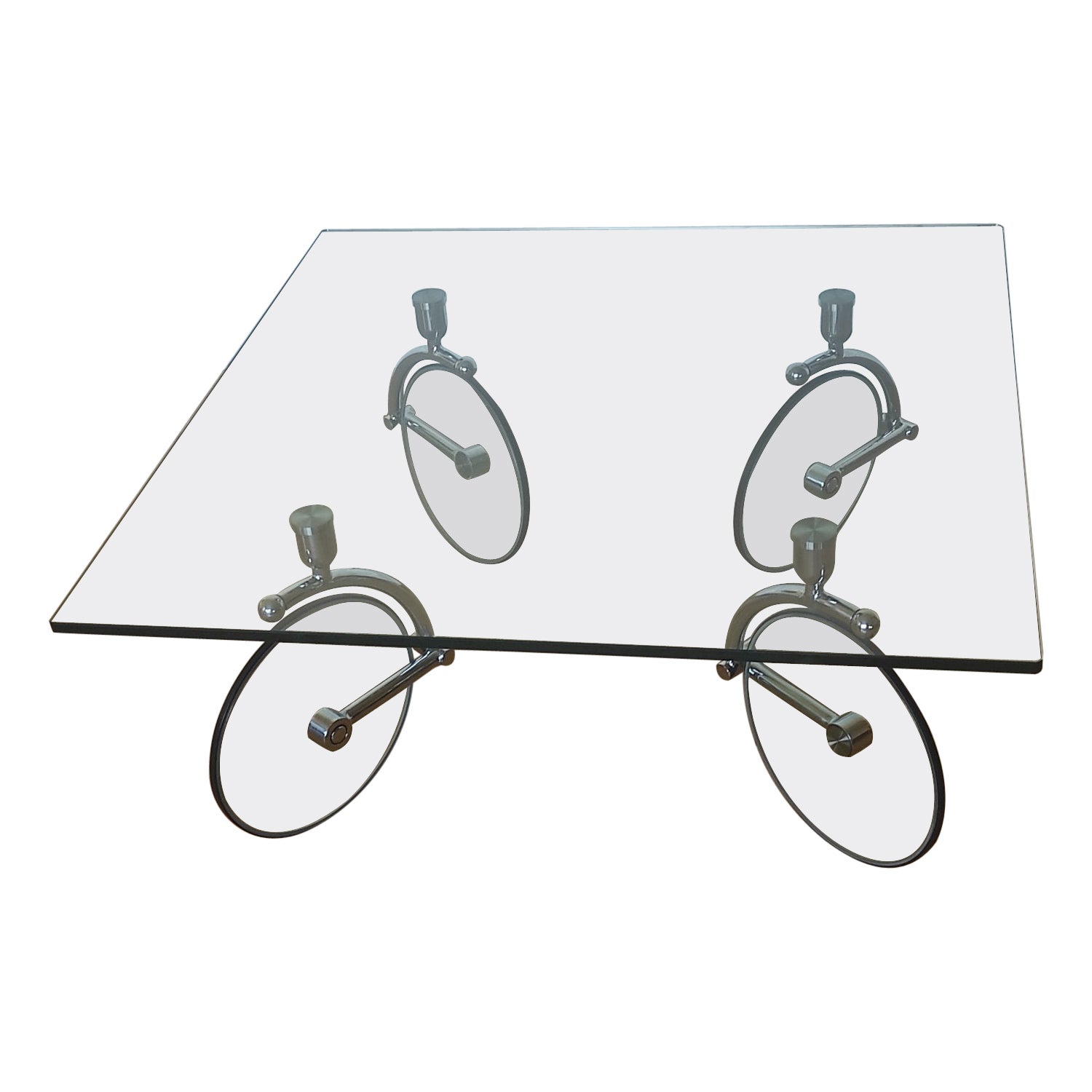 Gae Aulenti For Fontana Arte Bicycle Tour Coffee Table