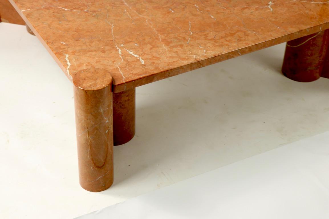 Post-Modern Gae Aulenti for Knoll Jumbo Marble Coffee Table
