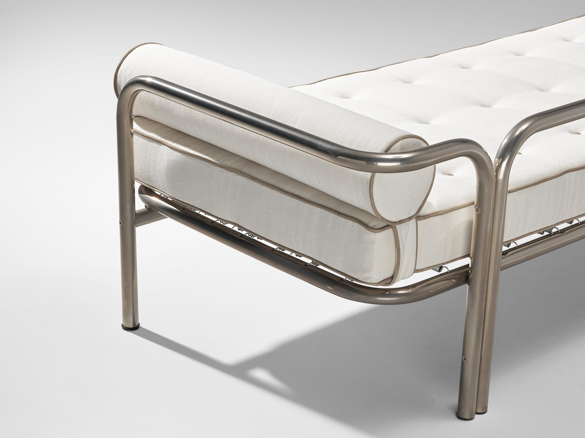 Gae Aulenti for Poltronova 'Locus Solus' Daybed in Chrome-Plated Steel 1