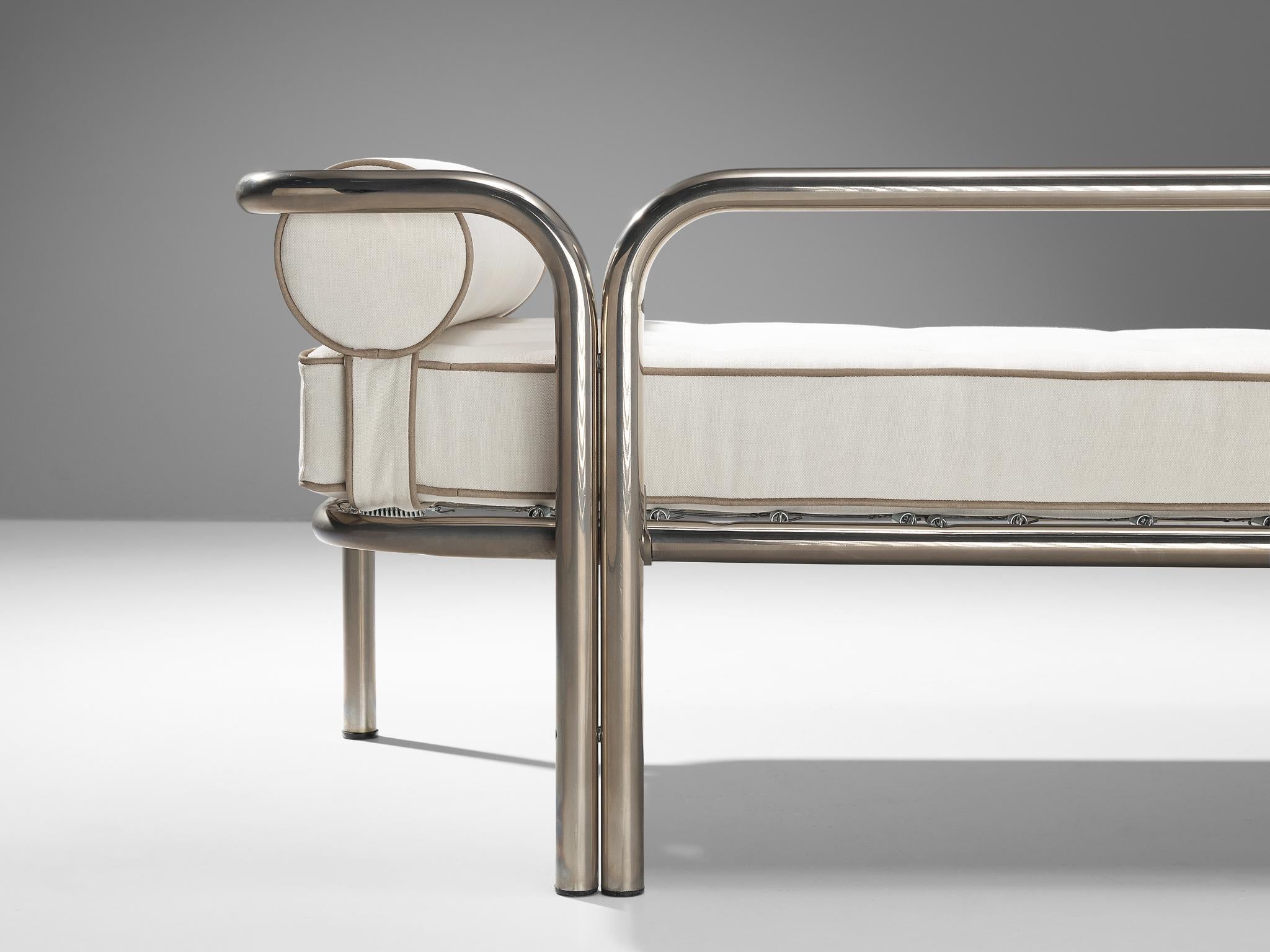 Gae Aulenti for Poltronova 'Locus Solus' Daybed in Chrome-Plated Steel 2
