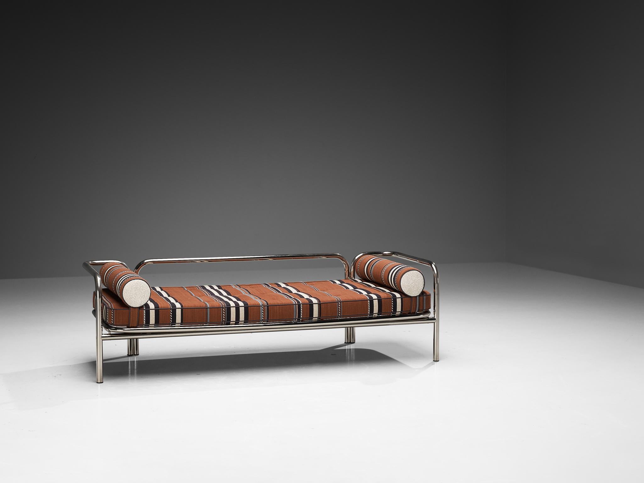 Gae Aulenti for Poltronova 'Locus Solus' Daybed in Chrome-Plated Steel  1