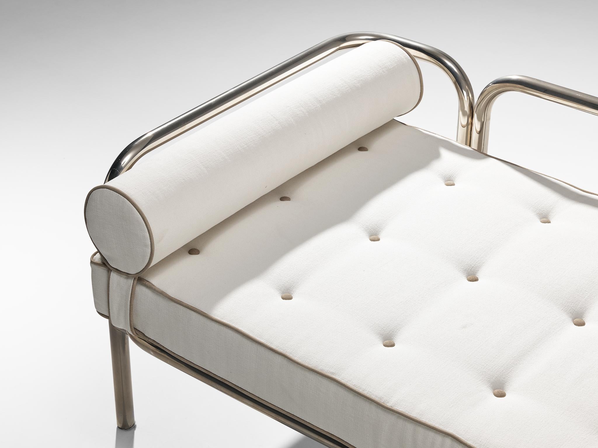 Gae Aulenti for Poltronova 'Locus Solus' Daybed in Chrome-Plated Steel 3