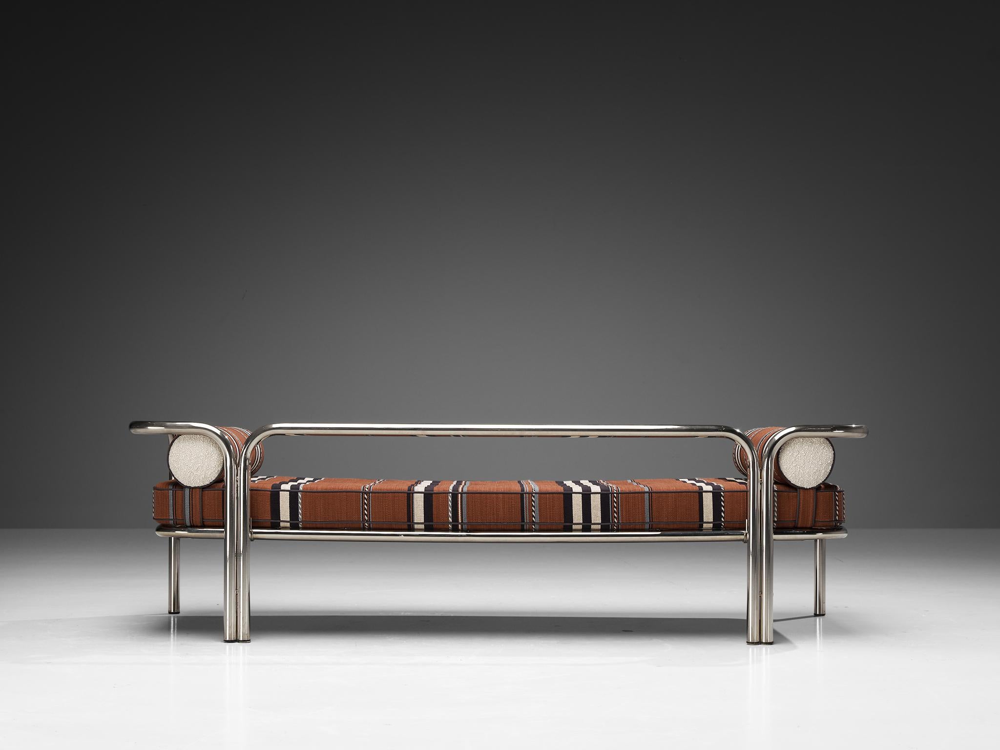 Gae Aulenti for Poltronova 'Locus Solus' Daybed in Chrome-Plated Steel  2