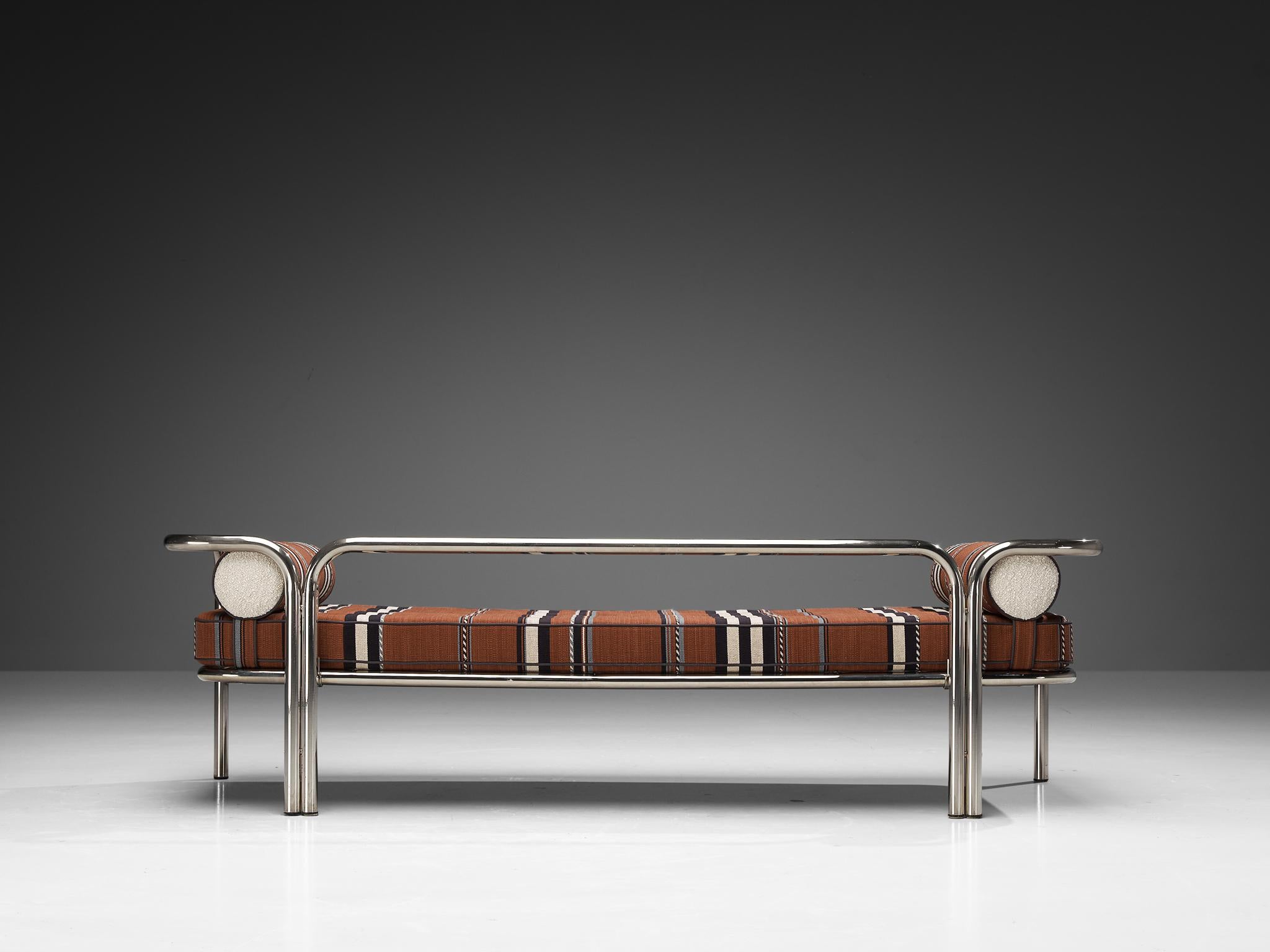 Gae Aulenti for Poltronova 'Locus Solus' Daybed in Chrome-Plated Steel 3
