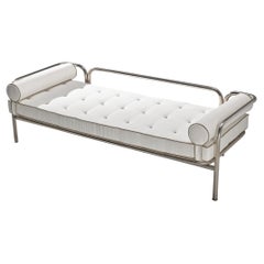 Gae Aulenti for Poltronova 'Locus Solus' Daybed in Chrome-Plated Steel