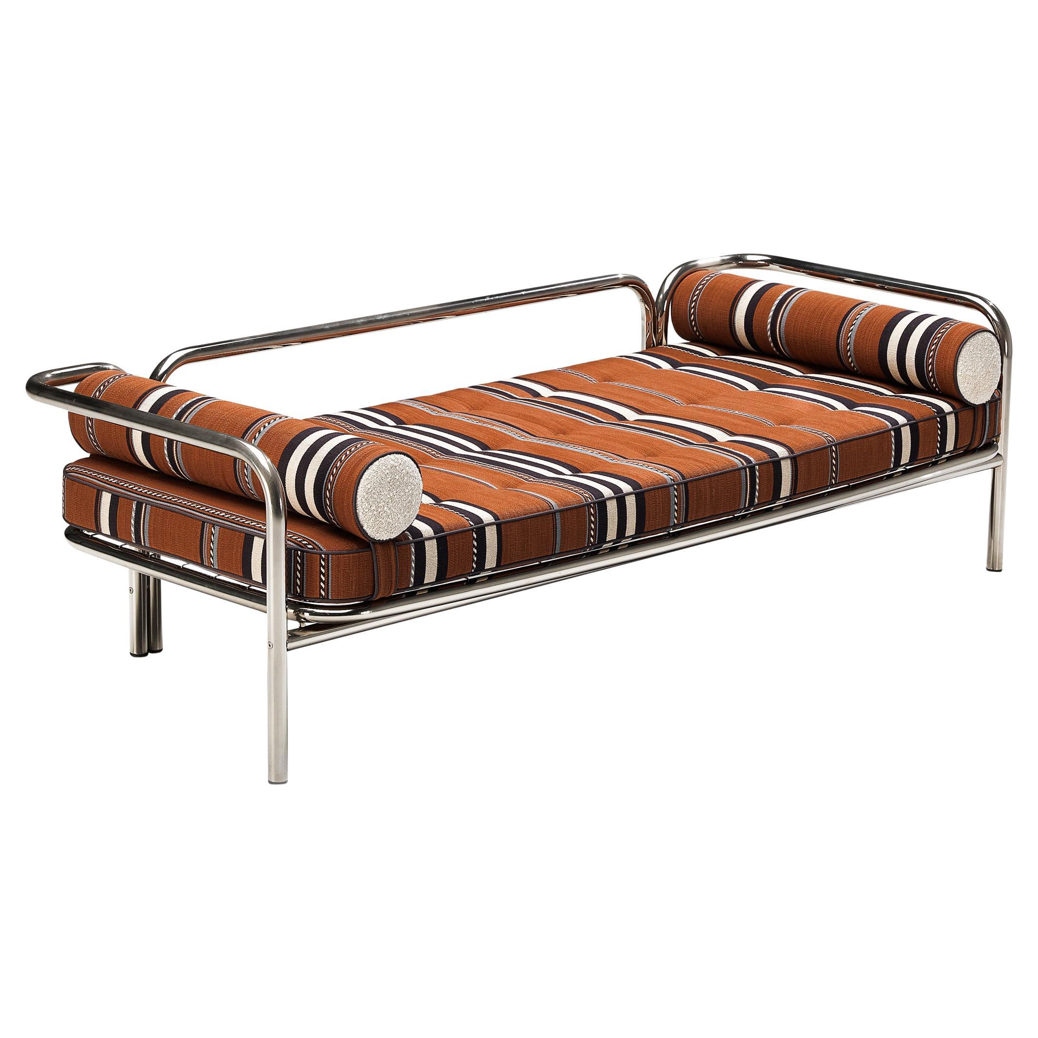 Gae Aulenti for Poltronova 'Locus Solus' Daybed in Chrome-Plated Steel  For Sale