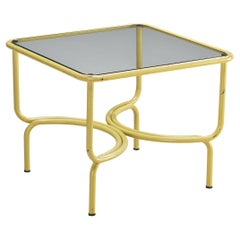 Retro Gae Aulenti for Poltronova 'Locus Solus' Table in Lacquered Metal 