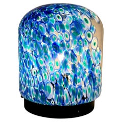 Gae Aulenti für Vistosi 1970er "Neverino" Murano Glas Tischlampe