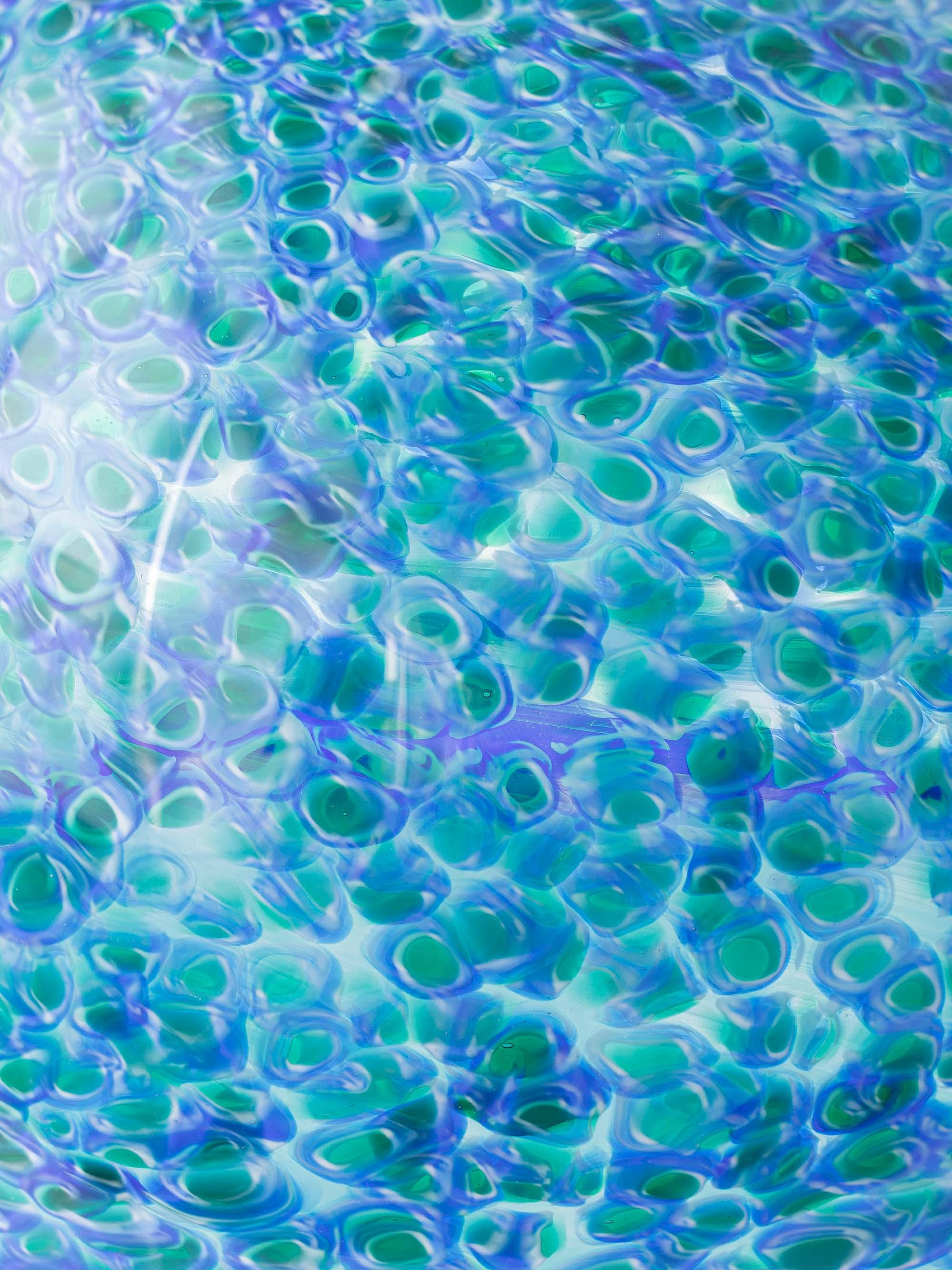 Gae Aulenti para Vistosi Lámpara de sobremesa de cristal de Murano, 