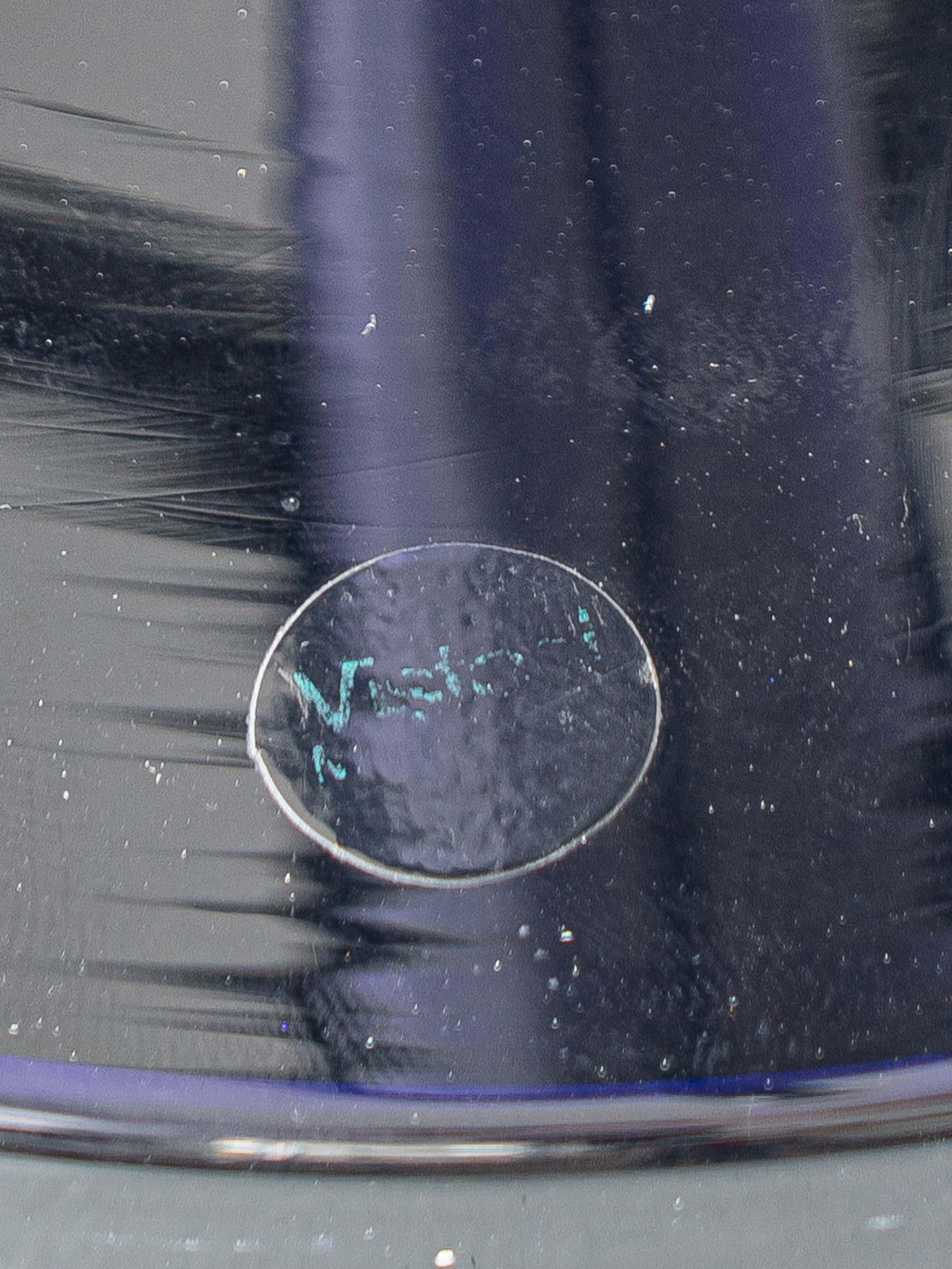 Gae Aulenti para Vistosi Lámpara de sobremesa de cristal de Murano, 