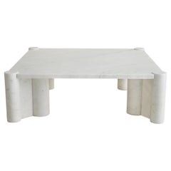 Gae Aulenti "Jumbo" Carrara Marble Table, for Knoll International 1970's