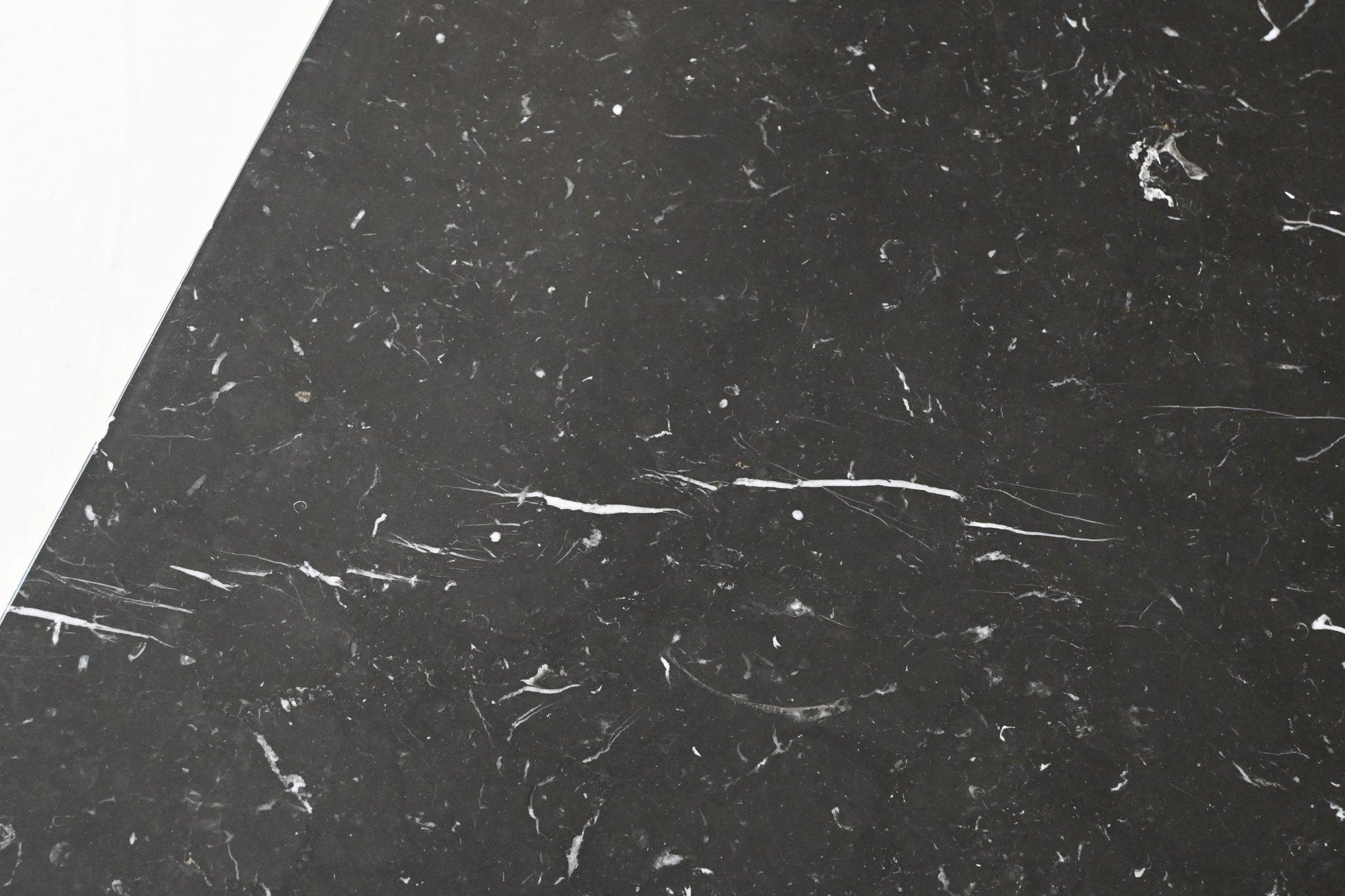 Gae Aulenti Table basse Jumbo marbre noir Knoll International Italie 1965 en vente 9