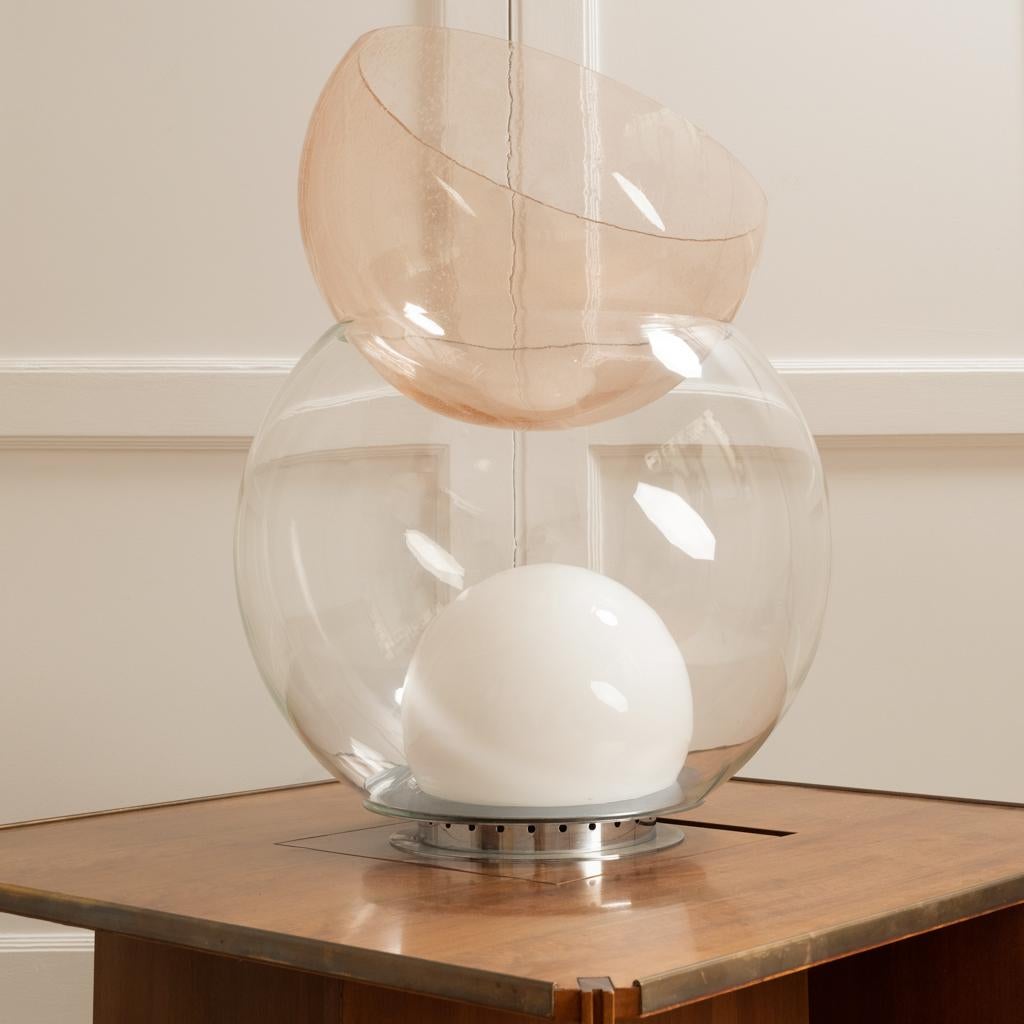 Ère spatiale Lampe Gae Aulenti - Italie 1970 en vente