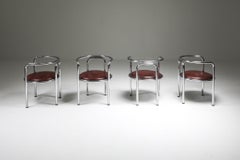 Gae Aulenti 'Locus Solus' Armchair for Zanotta, Set of Four