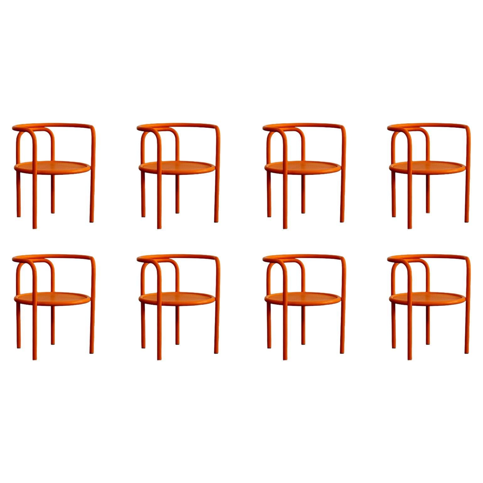 Sedie da pranzo "Locus Solus" di Gae Aulenti per Poltronova, 1964, set di 8 pezzi