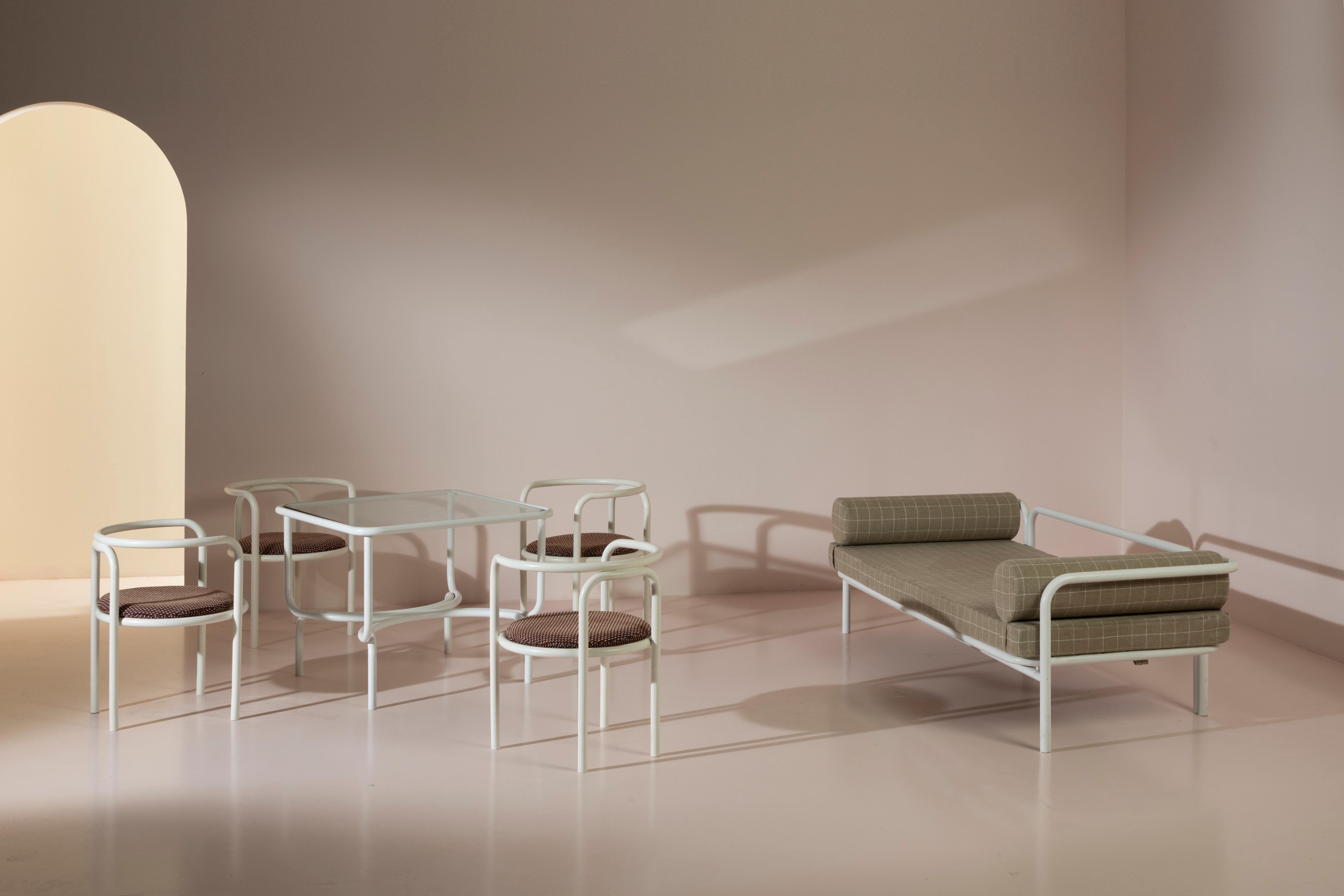 Gae Aulenti Locus Solus dining set for Poltronova, Italy, 1964 In Good Condition In Chiavari, Liguria